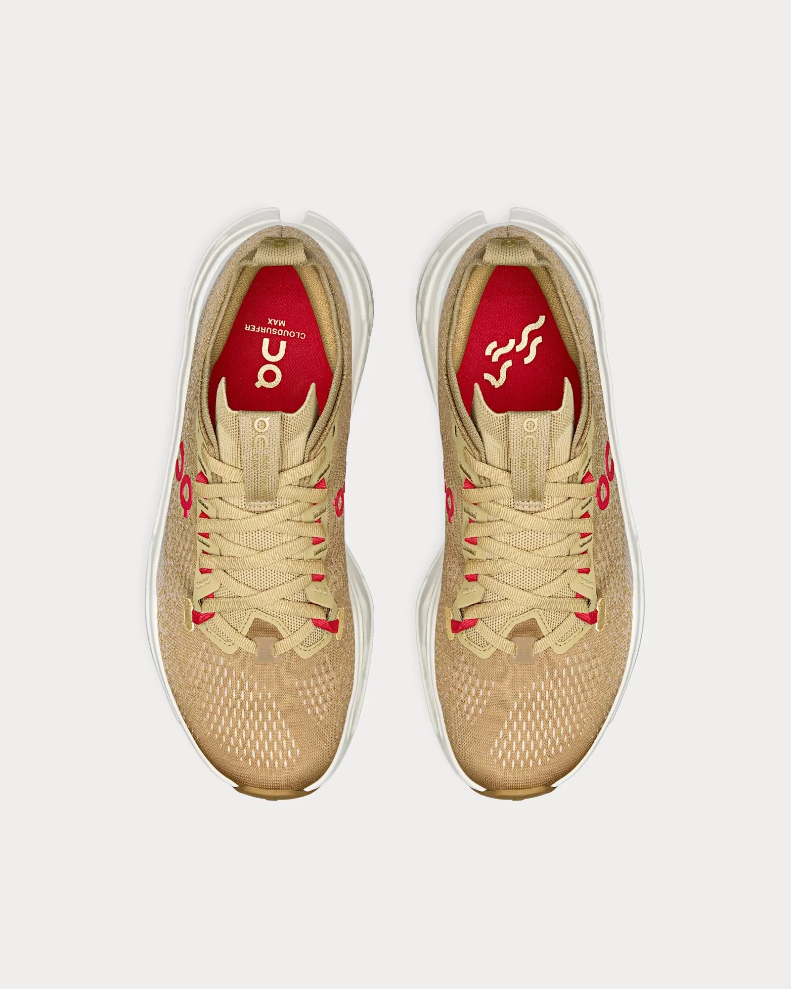 On â€?Cloudsurfer Max ‘Year of the Horseâ€?Chai / Ivory Running Shoes